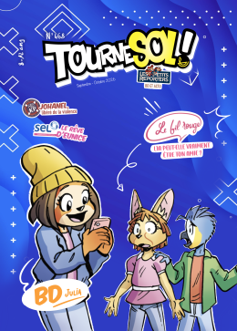 L'IA peut-elle vraiment être ton amie ? C'est le fil rouge du dernier Tournesol. Compagnon de foi en BD des 8-12 ans